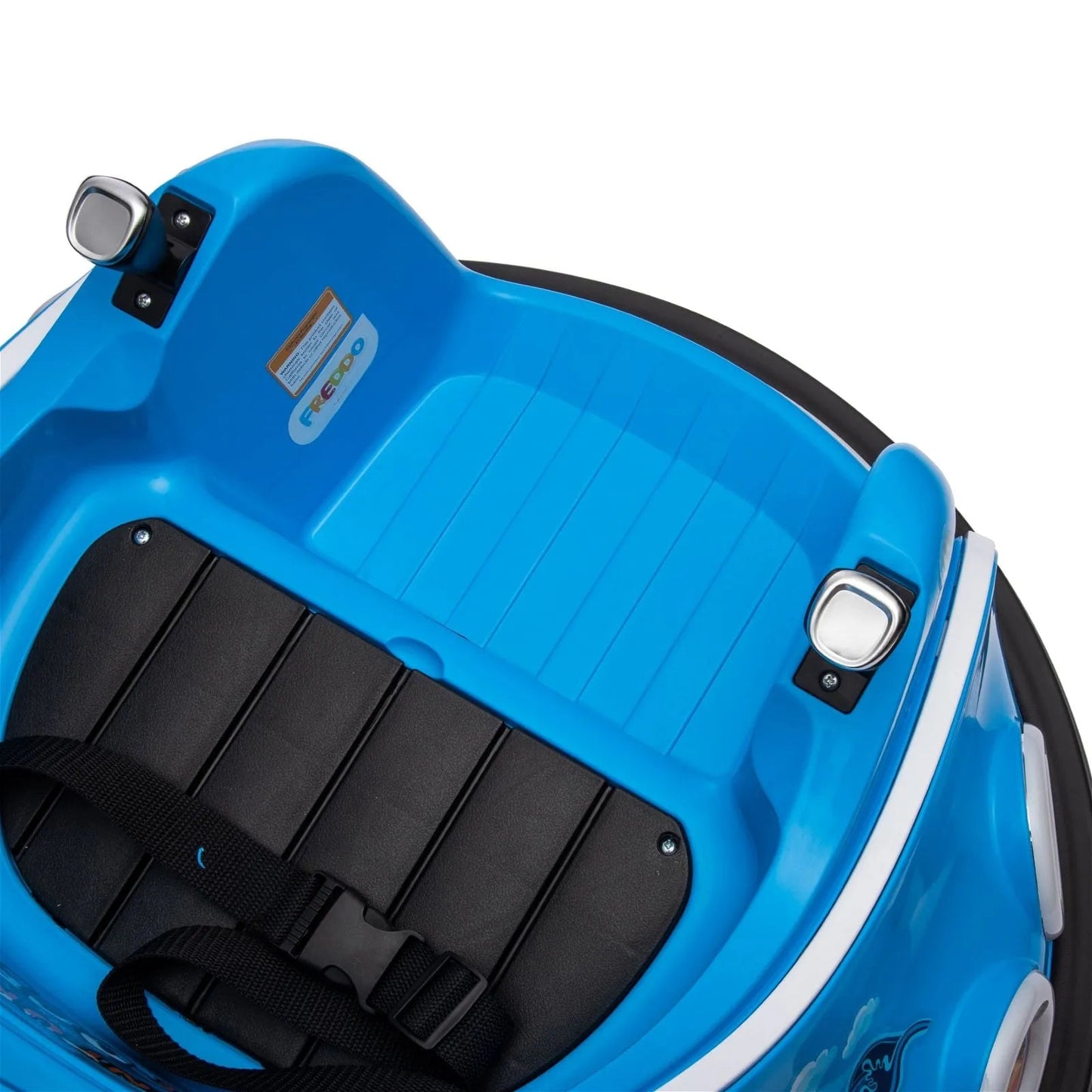 12V Freddo Bumper Car 1 Seater Ride on for Kids - Blue