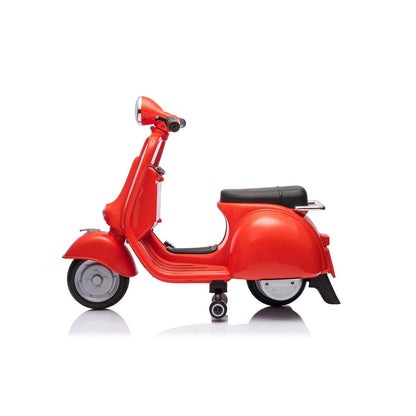 12V Kids' Vespa Electric Ride-On Scooter - Red