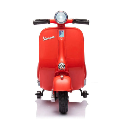 12V Kids' Vespa Electric Ride-On Scooter - Red