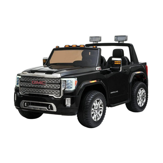 24V GMC Denali 2 Seater Battery Operated Ride on Car with Parental Remote Control - Black