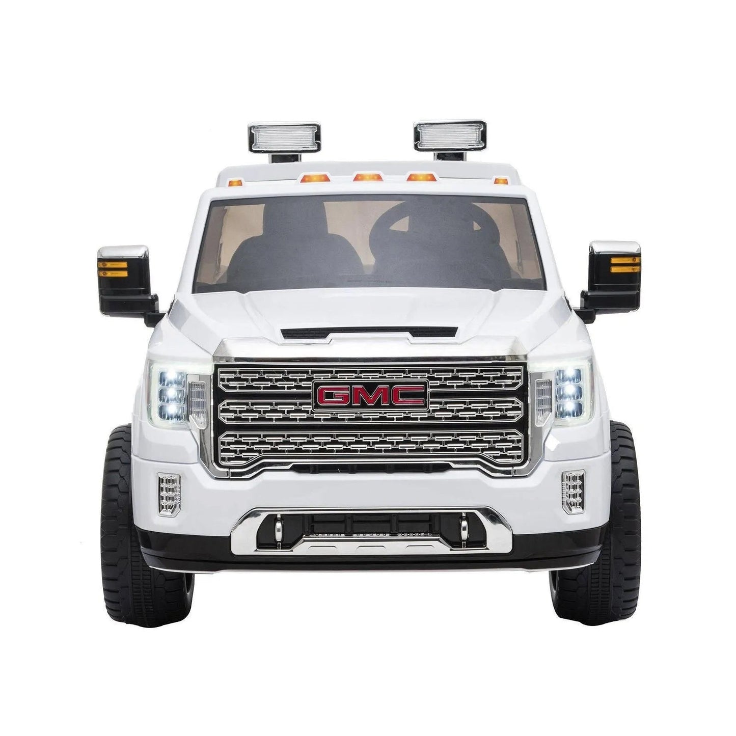 24V GMC Denali 2 Seater Battery Operated Ride on Car with Parental Remote Control - White
