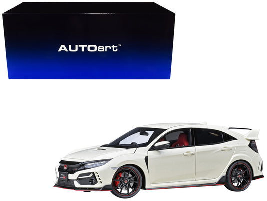 2021 Honda Civic Type R (FK8) RHD (Right Hand Drive) Championship White 1/18 Model Car by Autoart