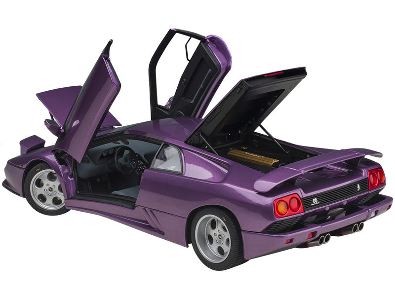 Lamborghini Diablo SE30 Viola Purple Metallic 1/18 Model Car by Autoart