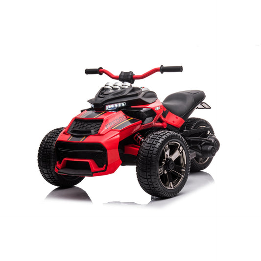 24V Freddo Spider 2 Seater Ride-On 3 Wheel Motorcycle - Red