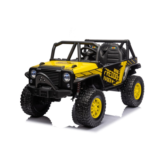 24V Jeep Freddo Raider 2 Seater Ride On - Yellow