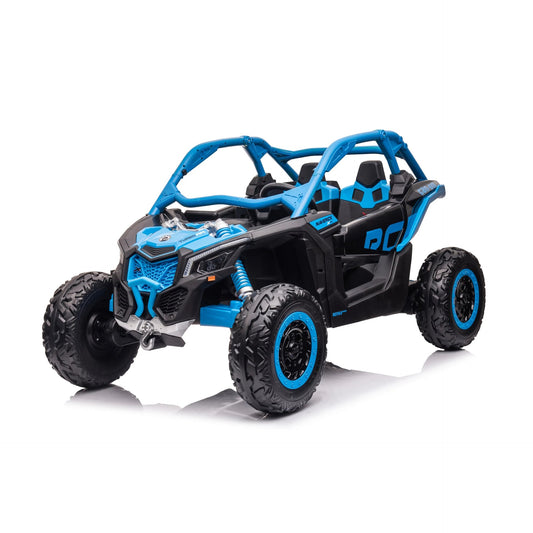 2x24V 4x4 Can Am Maverick 2 Seater Ride on UTV for Kids - Blue