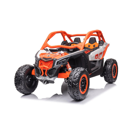 2x24V 4x4 Can Am Maverick 2 Seater Ride on UTV for Kids - Orange