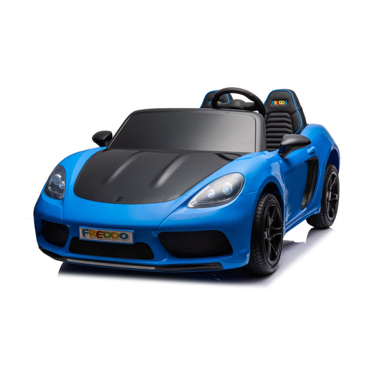 48V Freddo Rocket: World's Fastest 2-Seater Kids' Ride-On with Advanced Brushless Motor & Precision Differential - Blue