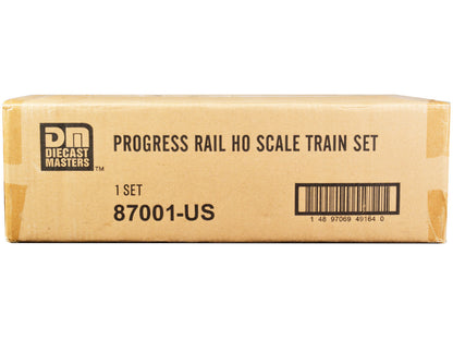 Progress Rail 100th Anniversary Train Set 1/87 (HO) Diecast Models by Diecast Masters