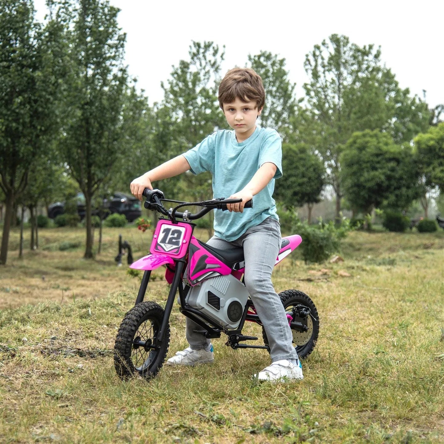 Freddo 36V Electric Dirt Bike with Brushless Motor - Pink