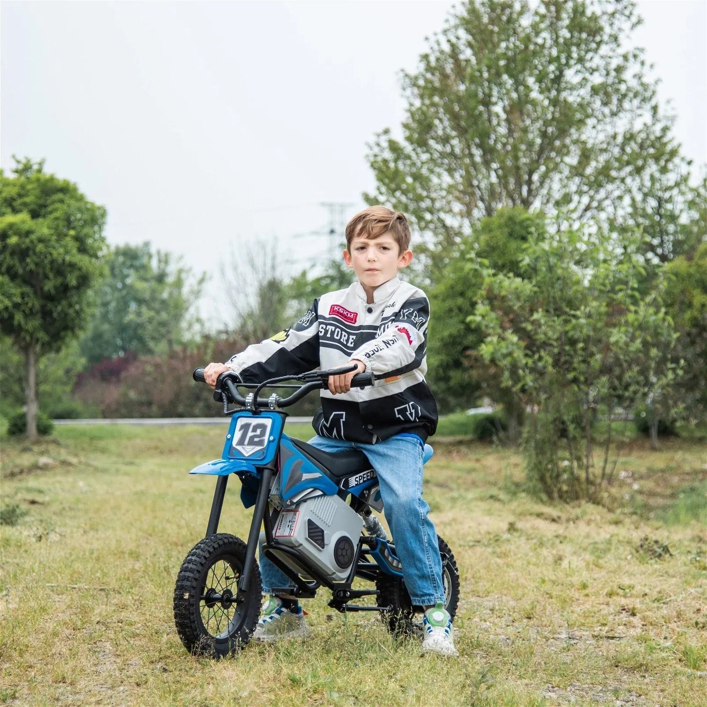 Freddo 36V Electric Dirt Bike with Brushless Motor - Blue