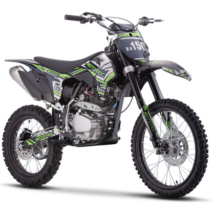 MotoTec X4 150cc 4-Stroke Gas Dirt Bike Black