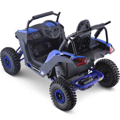 MotoTec Raider Kids UTV 48v 1200w Full Suspension Blue